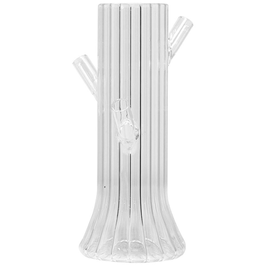 Venice Blown Glass Striped Vase 'Ent S'