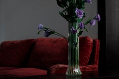 Venice Blown Glass Striped Vase 'Ent L'