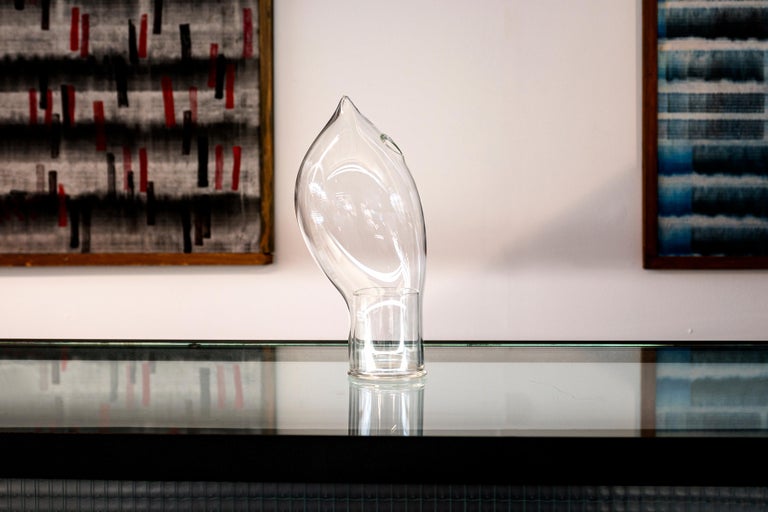 Venice Blown Unique Glass Vase 'Obakè' In New Condition For Sale In Milan, IT