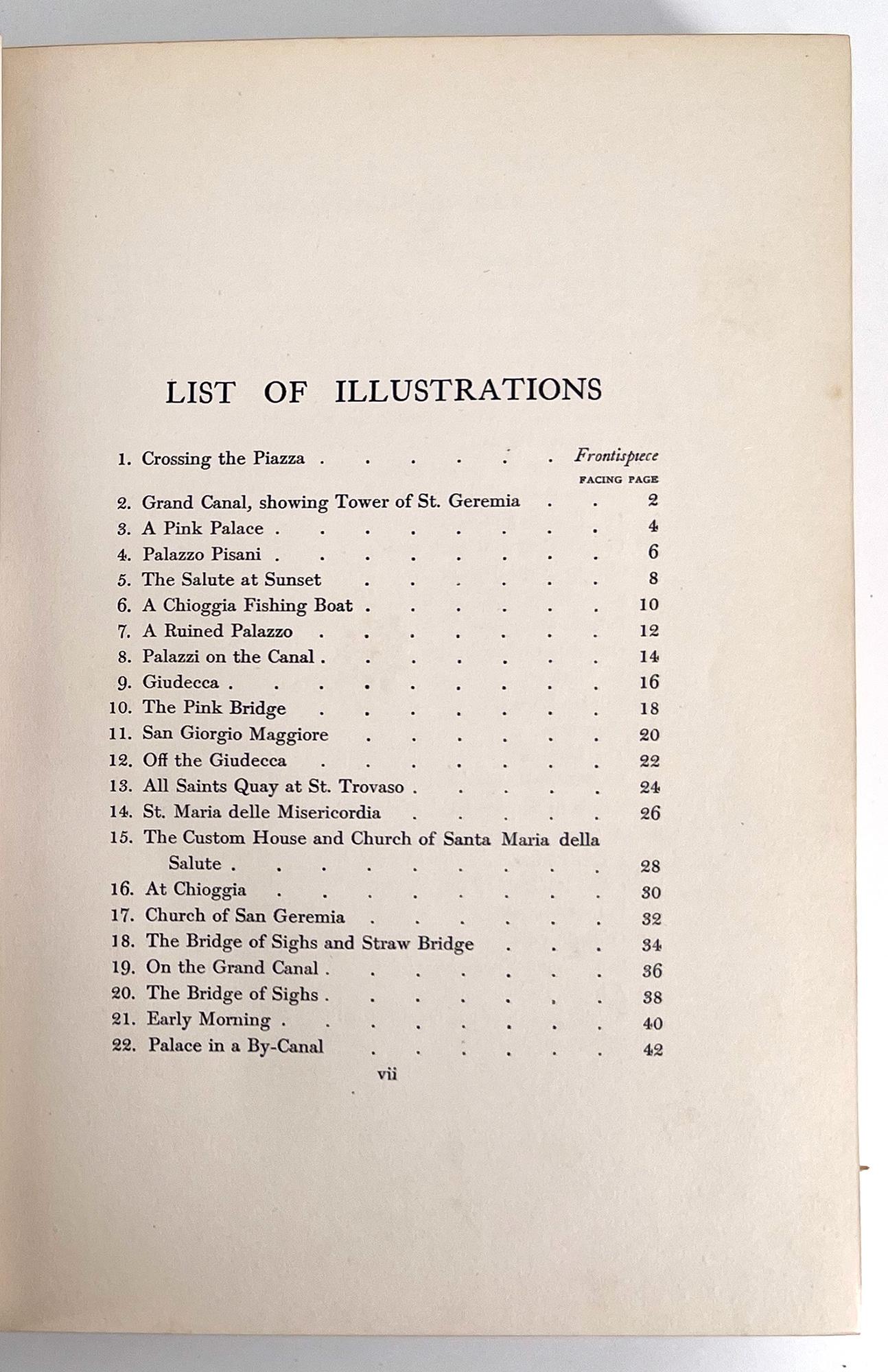 VENICE, by Mortimer and Dorothy MENPES – 1906, illustrated For Sale 10