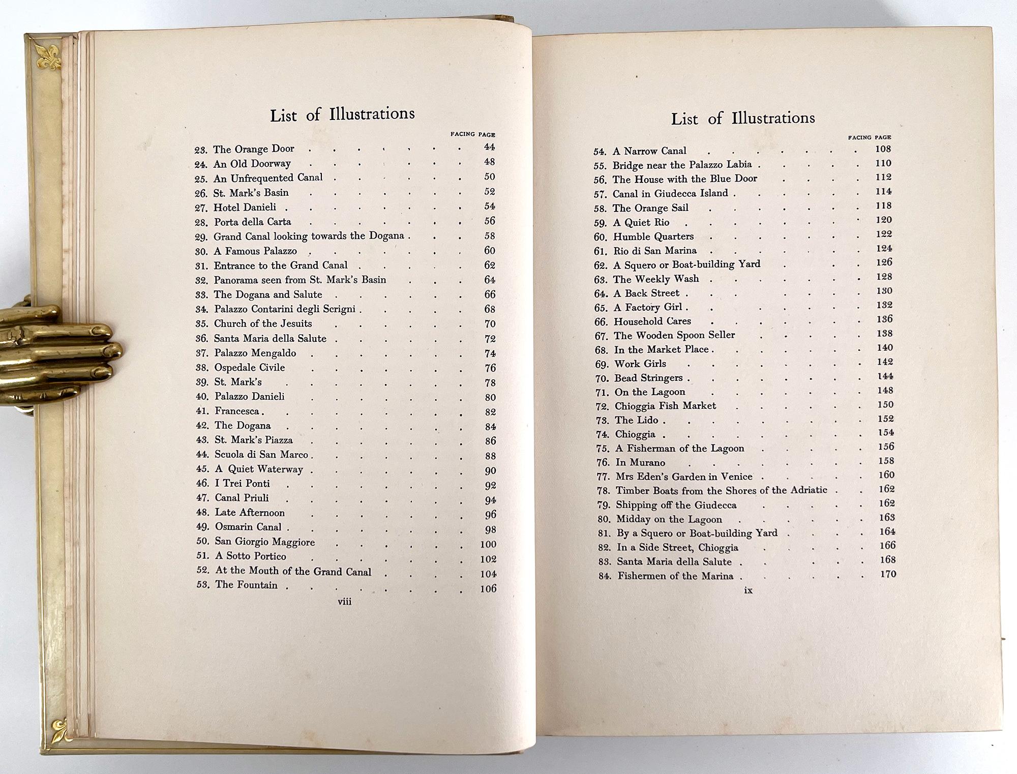 VENICE, by Mortimer and Dorothy MENPES – 1906, illustrated For Sale 11