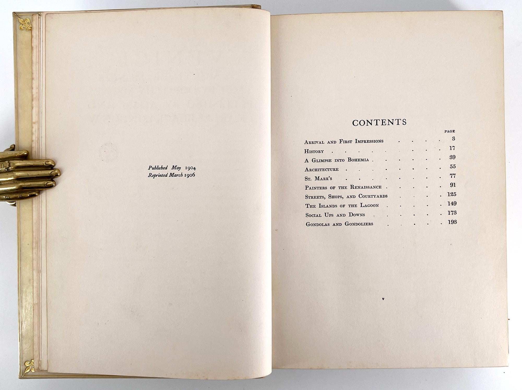 VENICE, by Mortimer and Dorothy MENPES – 1906, illustrated For Sale 13