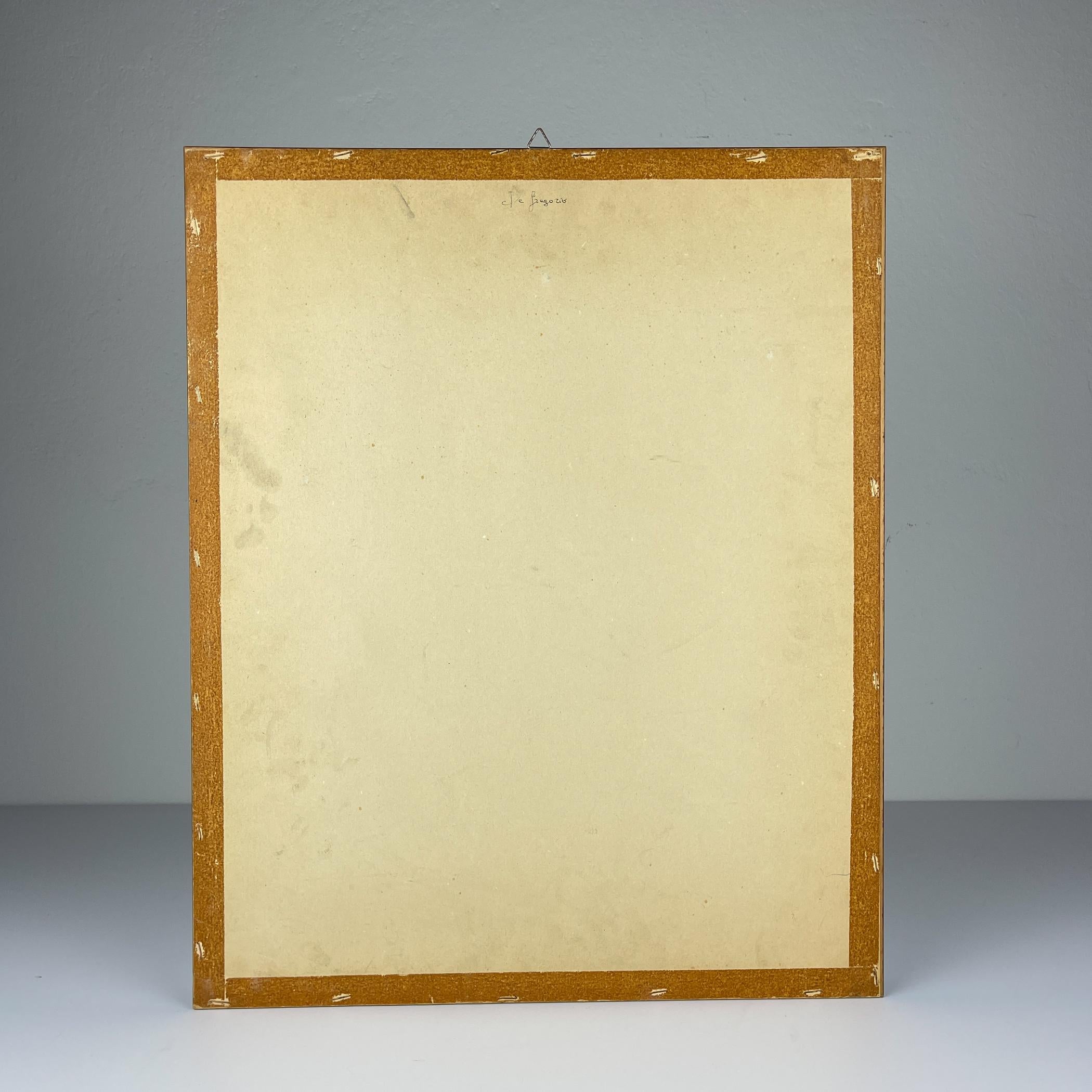 Pittura ad olio originale d'epoca sul canale di Venezia, Italia, anni '60, firmata, incorniciata in vendita 5