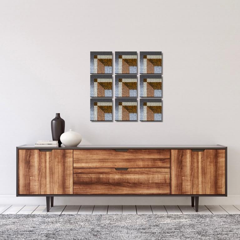 “Venice”– Installazione murale in mosaico artistico  Kaleidoscope Collection im Zustand „Hervorragend“ im Angebot in Venezia, IT