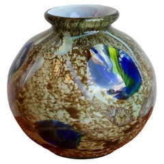 Vase sphérique en verre de Murano, style « Mid-Century Modern », Italie, années 1970