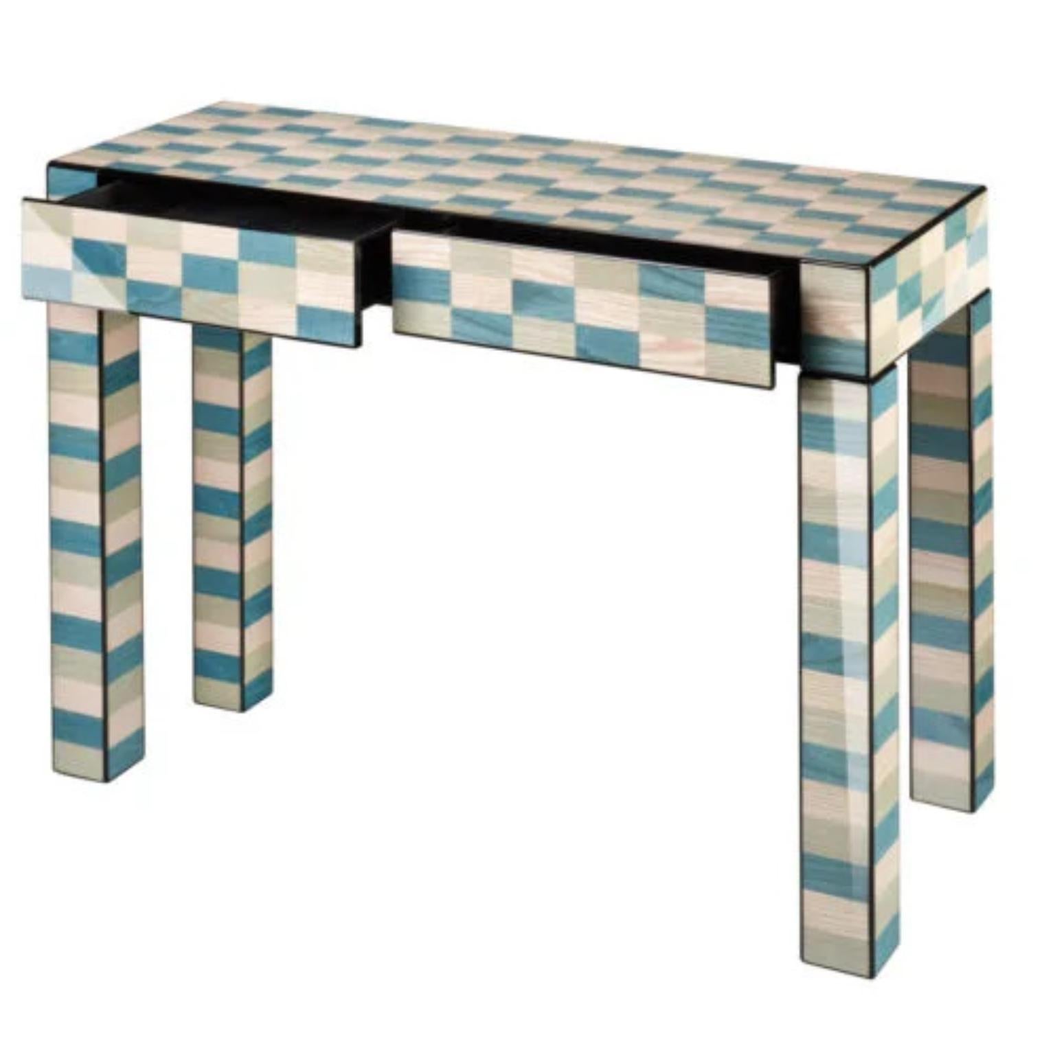 Post-Modern Venice Laguna Console Table with Drawers by Morici For Sale