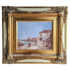 Venice Painting in Gilt Frame (Italy)