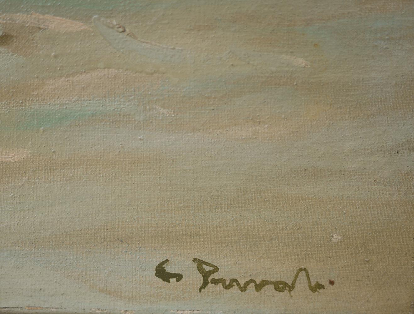 Venice Painting with Gondolas, Cosimo Privato, 1950 3