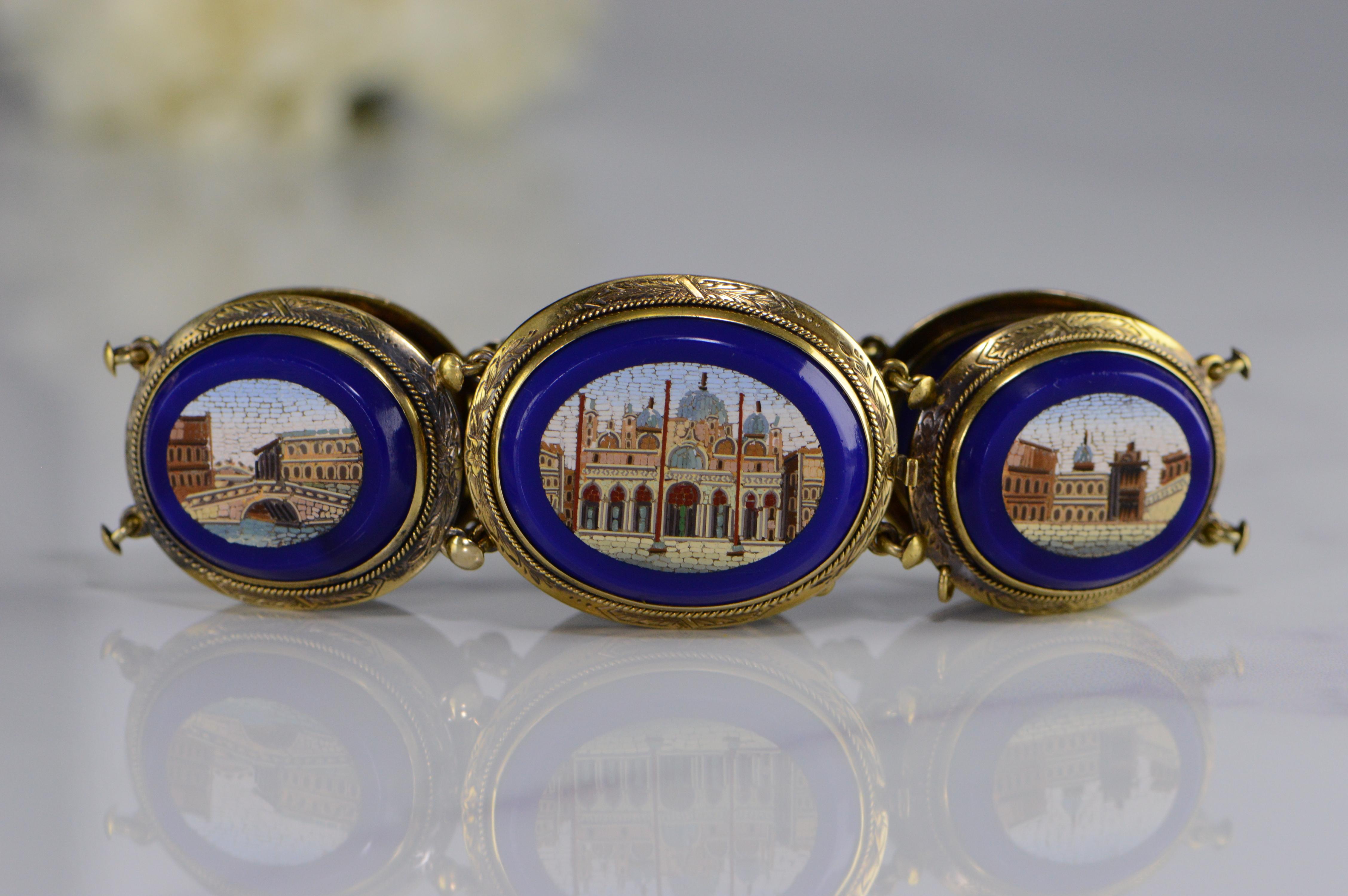 italian micro mosaic bracelet