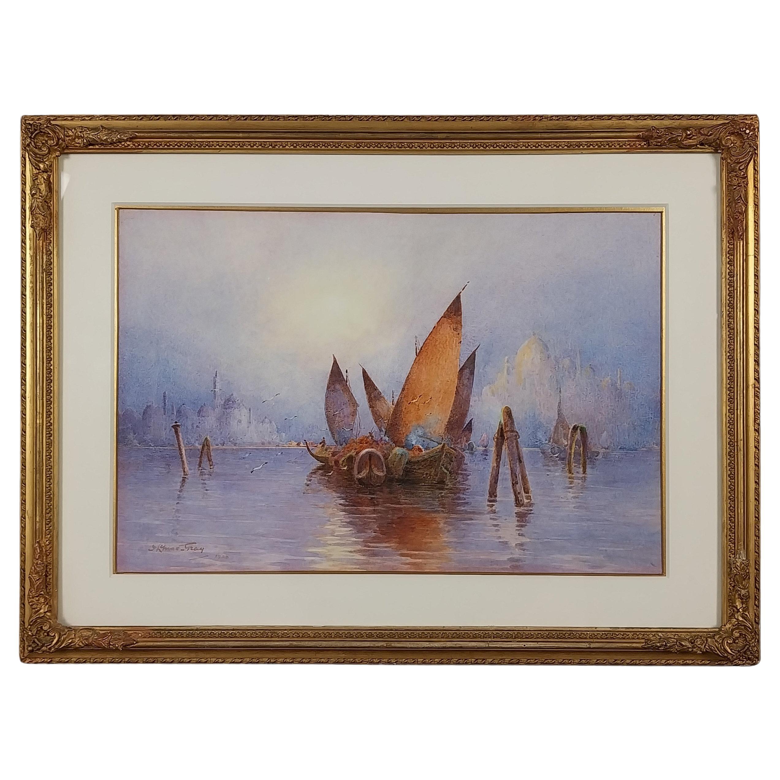 Venedig Aquarellmalerei