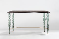 Venice Wood and Glass Handmade Console by Giordano Viganò & Simone Crestani
