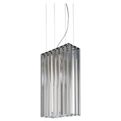 VeniceM Large Grace Suspension Light in Metal and Crystal by Massimo Tonetto