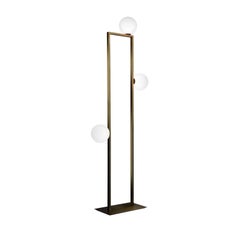 VeniceM Mondrian Floor Light by Massimo Tonetto in Glass and Metal