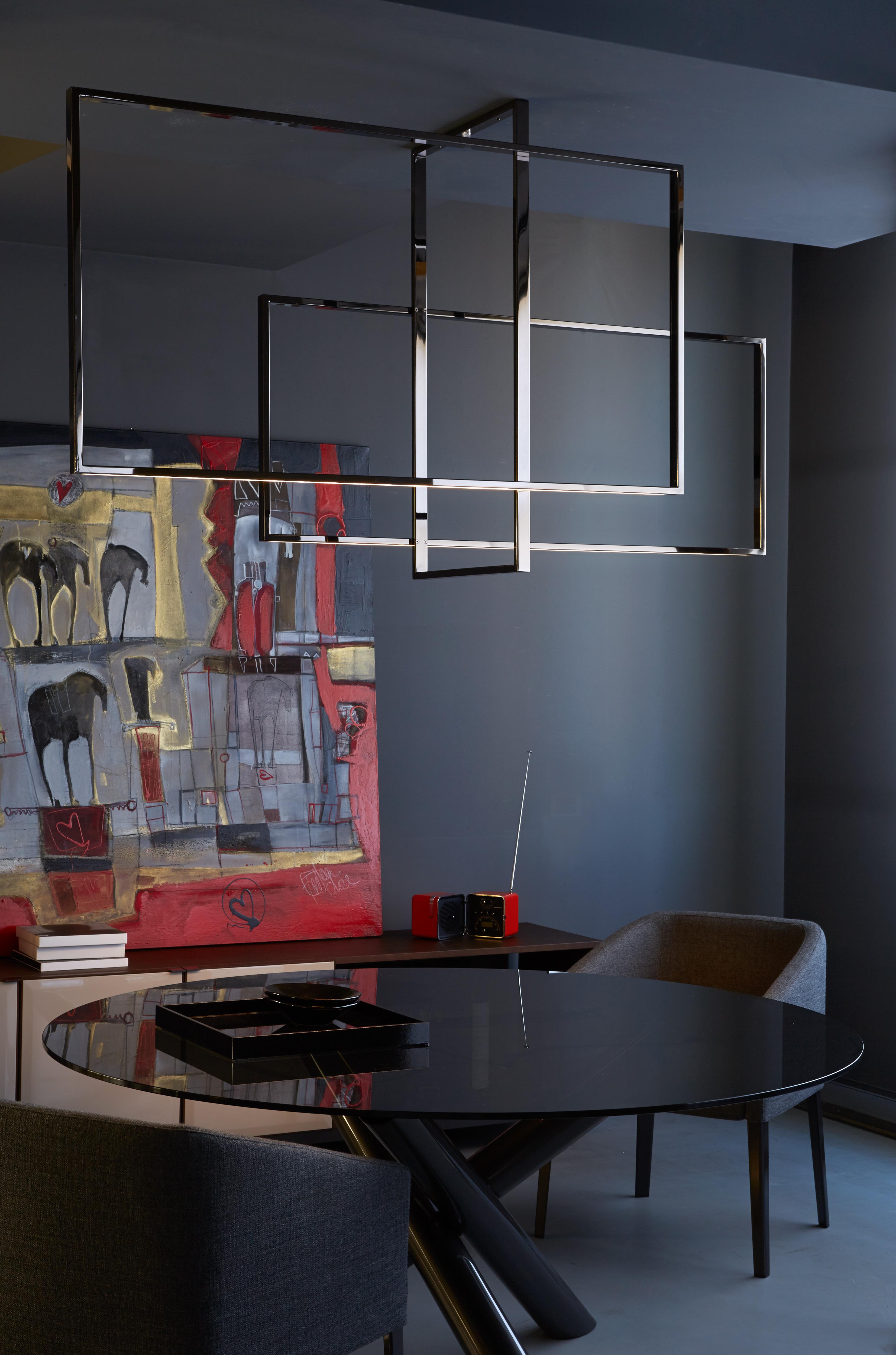 italien Plafonnier LED VeniceM Mondrian de Massimo Tonetto en vente