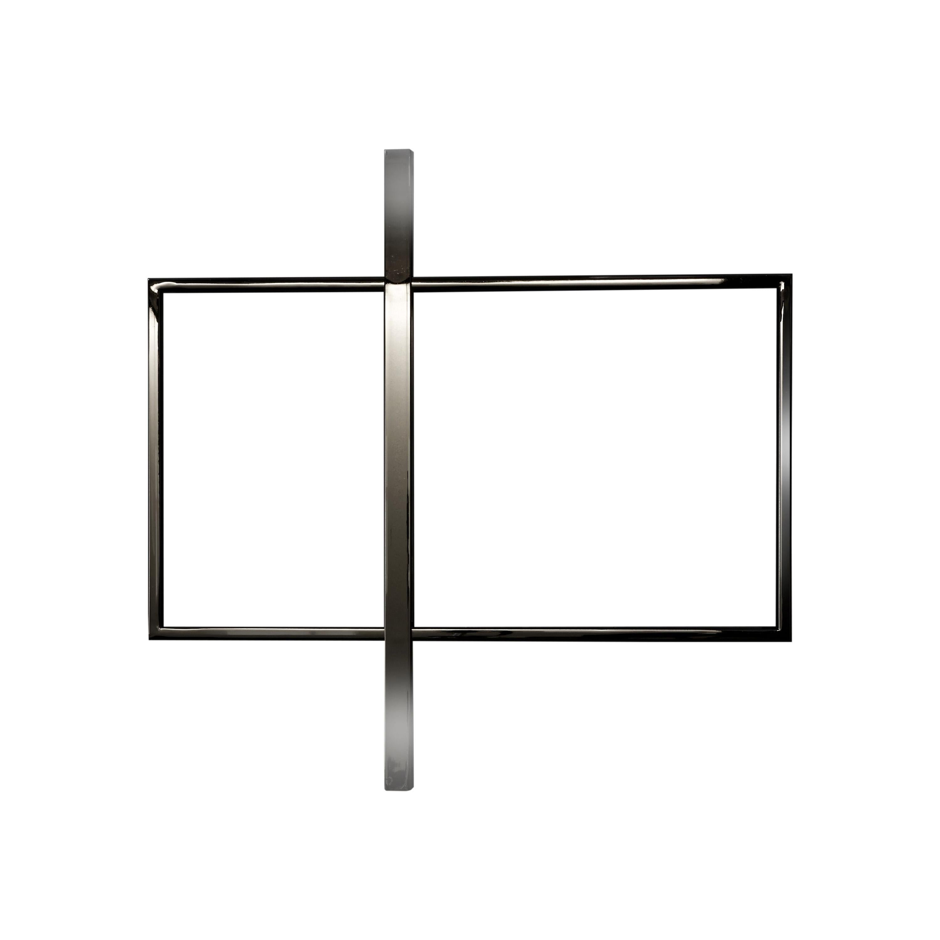 Im Angebot: VeniceM Mondrian: LED-Wandleuchte von Massimo Tonetto, Yellow (Burnished Natural Brass)