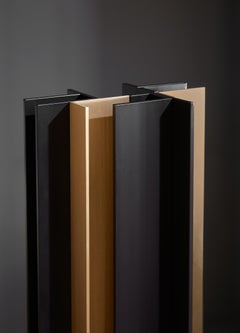 VeniceM Secret Floor Light in Burnished Brass by Massimo Tonetto