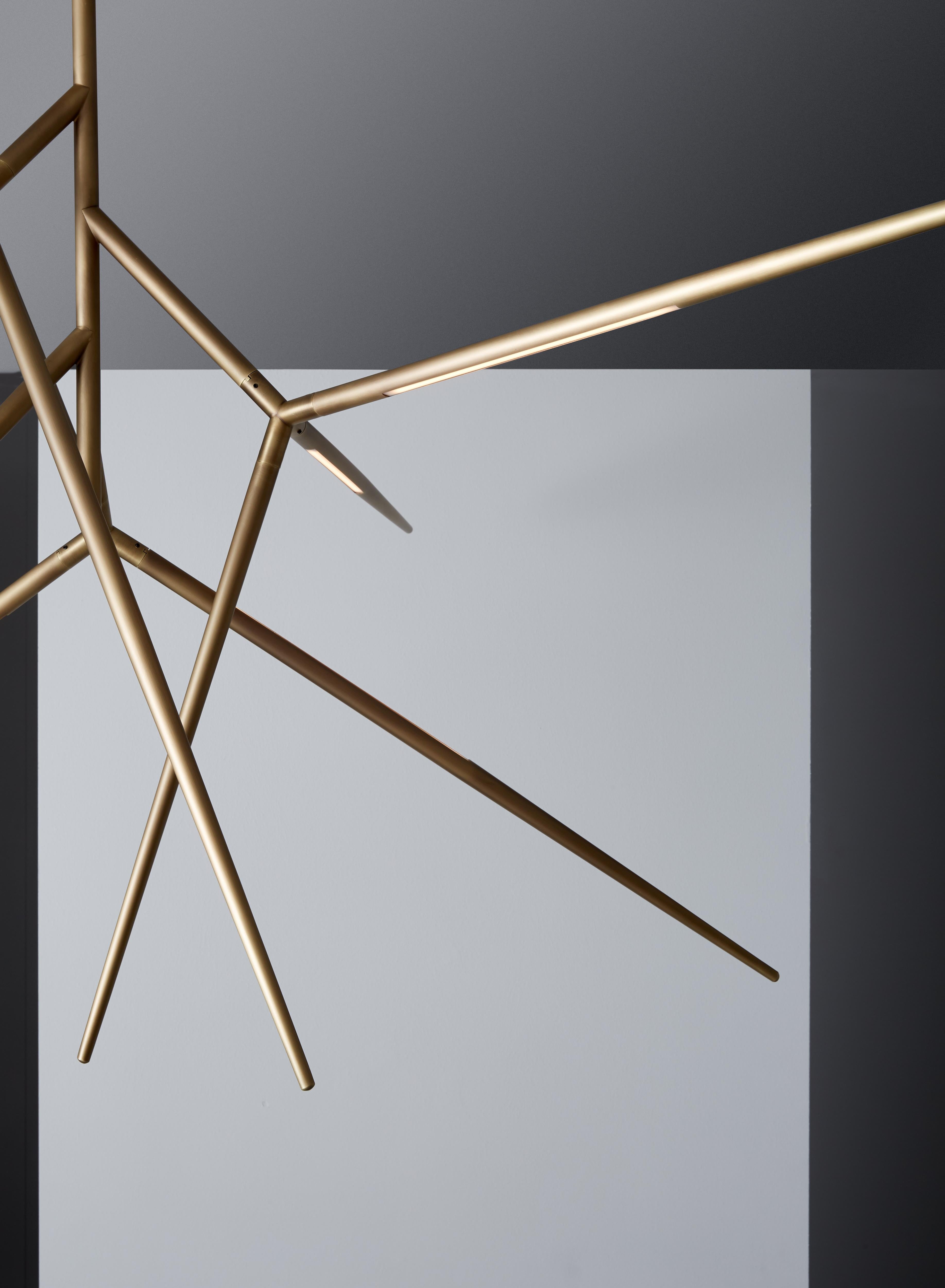 Italian VeniceM Spear Chandelier by Massimo Tonetto For Sale