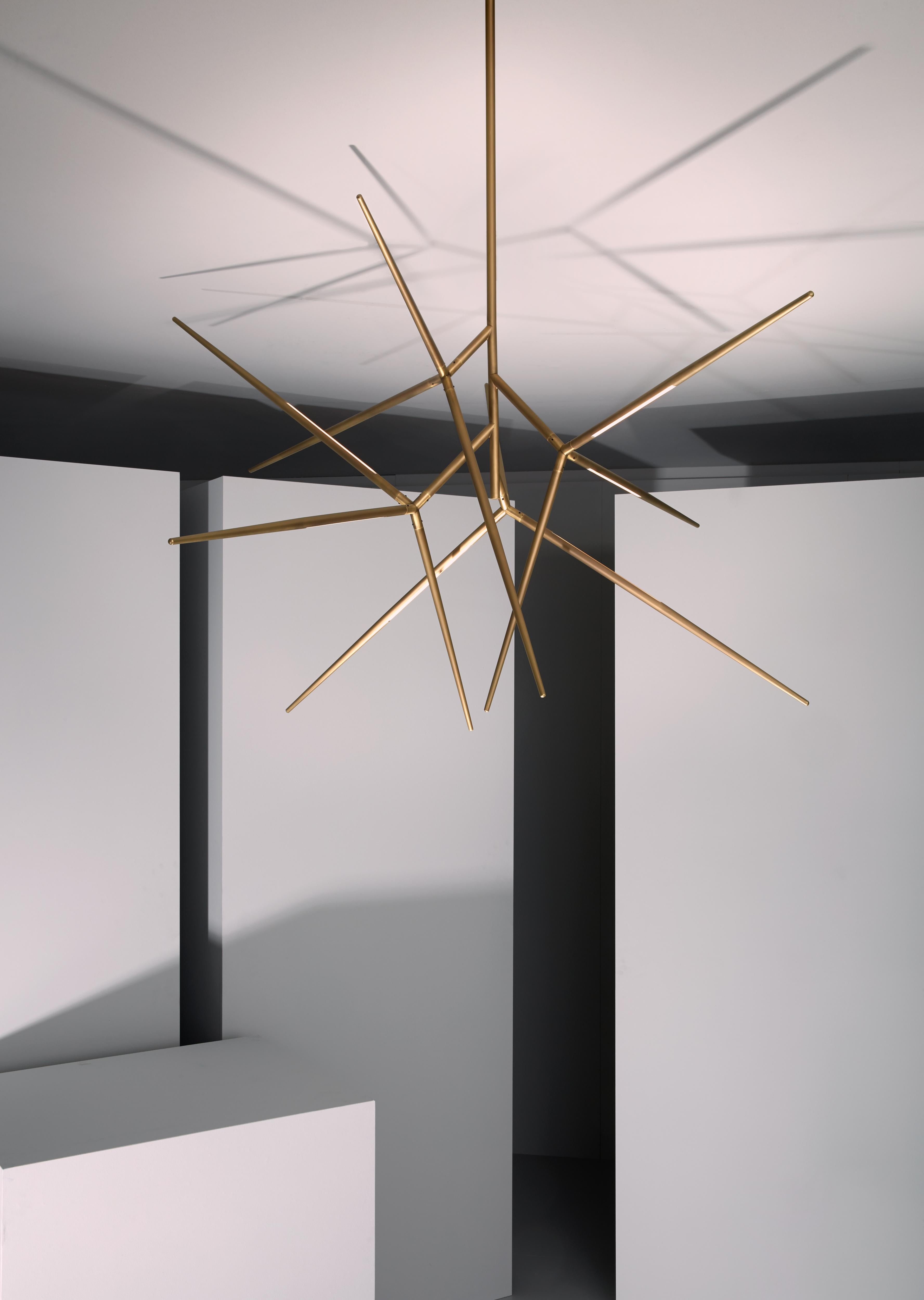Contemporary VeniceM Spear Chandelier by Massimo Tonetto For Sale