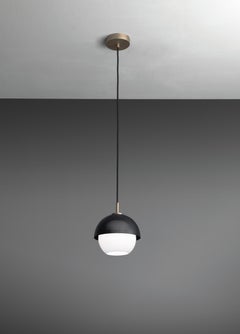 VeniceM Urban Pendant Light 1S in Light Burnished Brass by Massimo Tonetto