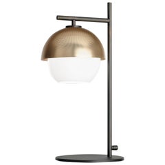 VeniceM Urban Table Light in Dark Burnished Brass by Massimo Tonetto