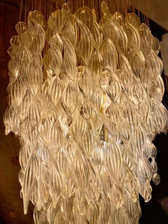 Venin Cascade Pendant Eclips Glass Murano Model Unique