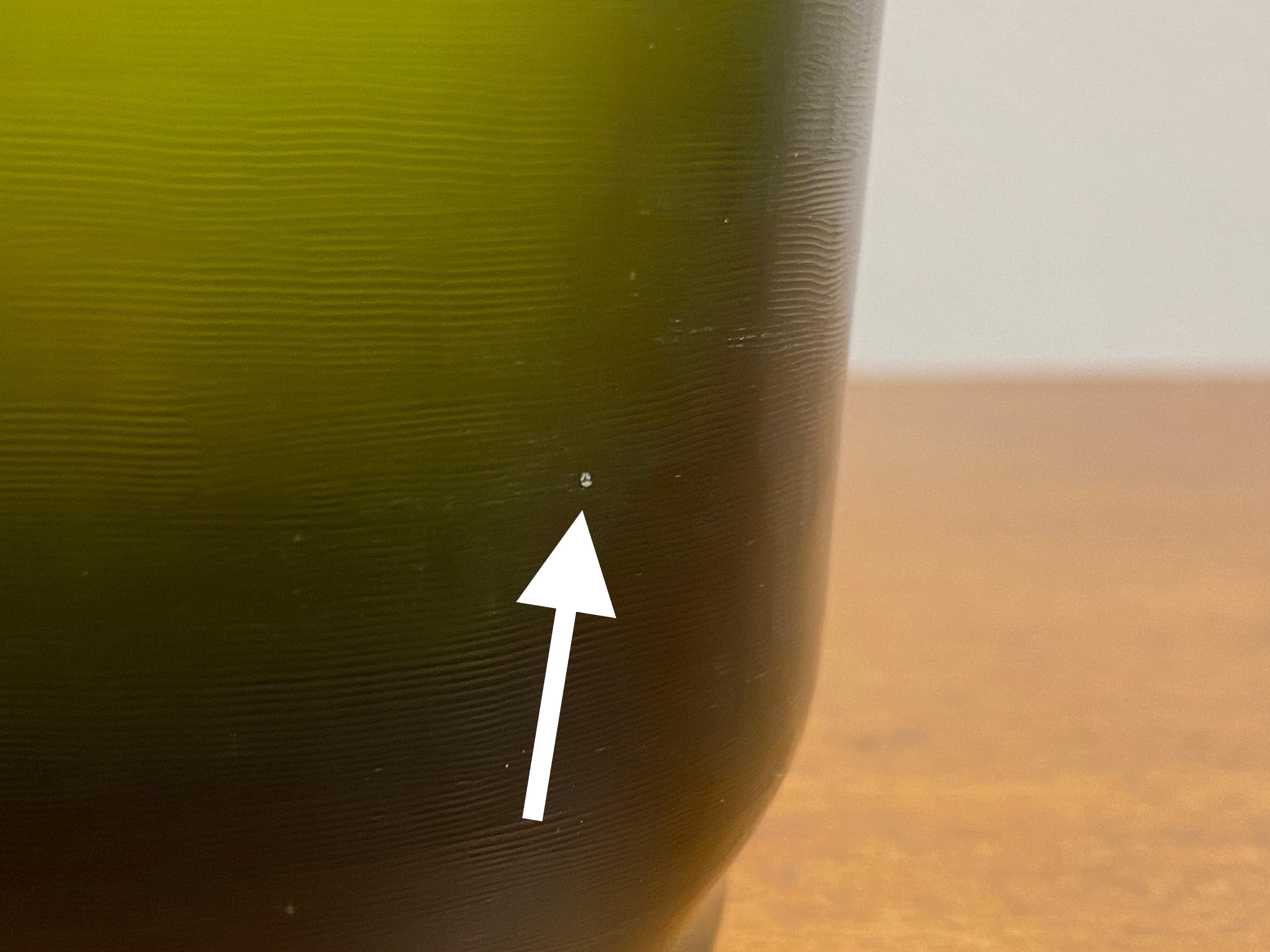 Bottiglia di vetro e tappo Venini Sommerso Inciso Green in vendita 8