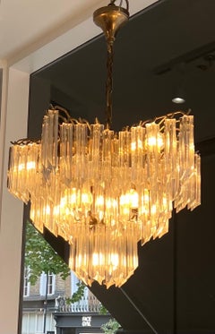 Venini 3 Tier Murano Glass Pendant