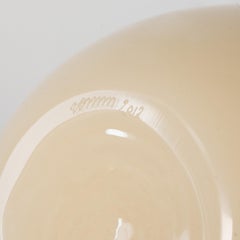VENINI 90th Opachi Ivory Murano-Glasvase von Tobia Scarpa, signiert 2012, Italien