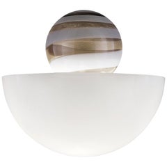 Venini Abaco Wall Sconce in White by Monica Guggisberg & Philip Baldwin