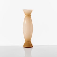 Venini Acco 706.70 Pesca/Lattimo –  Glass Vase Alessandro Mendini – Damiani