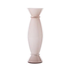 Venini Acco 706.70 Rosa Cipria/Lattimo – Glass Vase Alessandro Mendini – Damiani