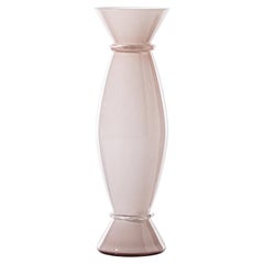 Venini Acco 706.70 Rosa Cipria/Lattimo – Glass Vase Alessandro Mendini – Damiani