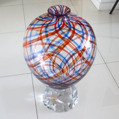 VENINI Alessandro Mendini 8/50 Limited Edition Art Glass Simirone Amphora Vase