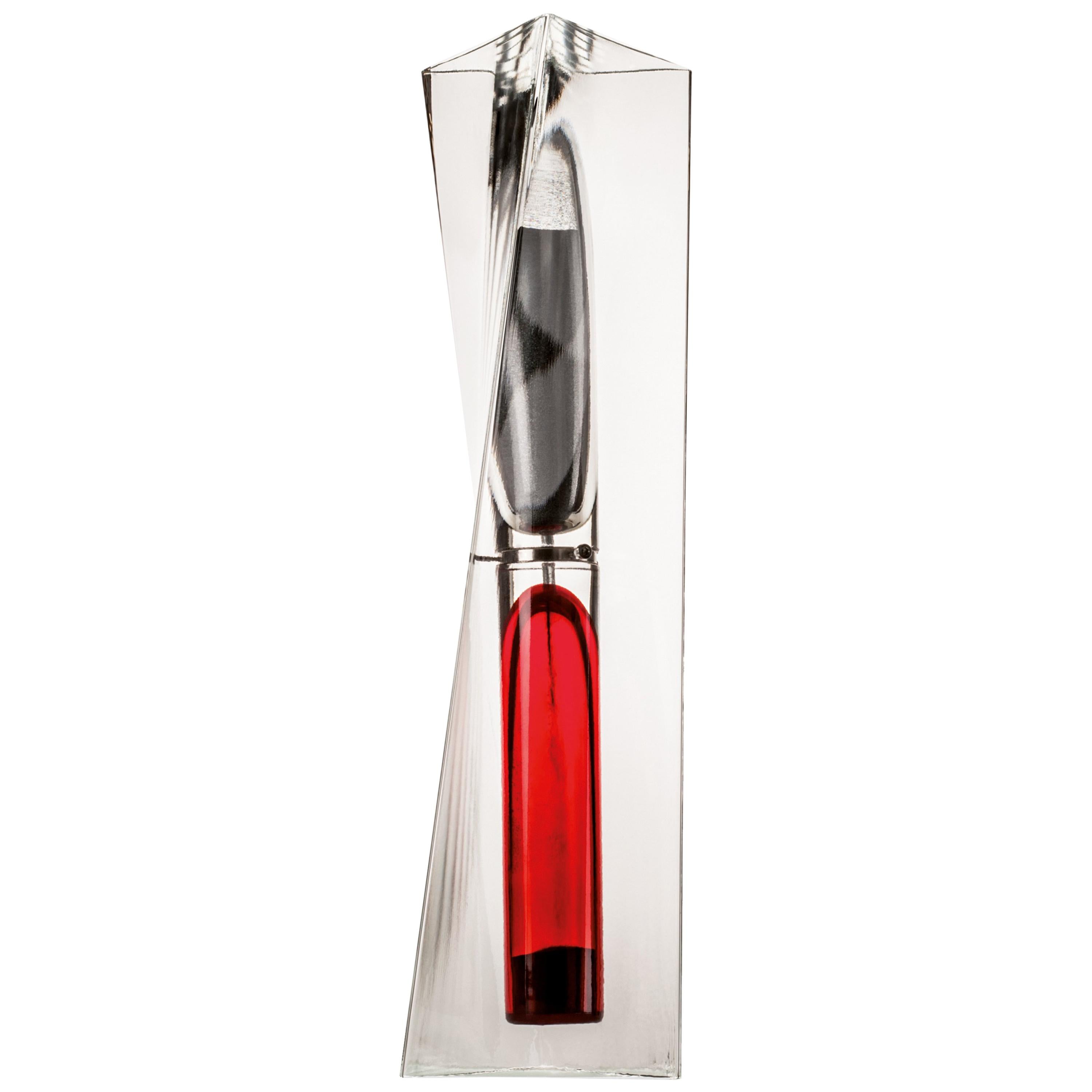 Venini Ando Time Hourglass in Grape and Red by Tadao Ando  For Sale
