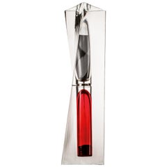 Venini Ando Time Hourglass in Grape and Red by Tadao Ando 