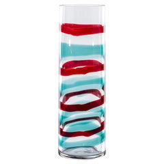 Venini Anelli 542.00 Vase aus Muranoglas - Grün - Design Venini - Damiani
