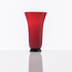Venini Thirties 500.09 Red - Glass Vase - Damiani
