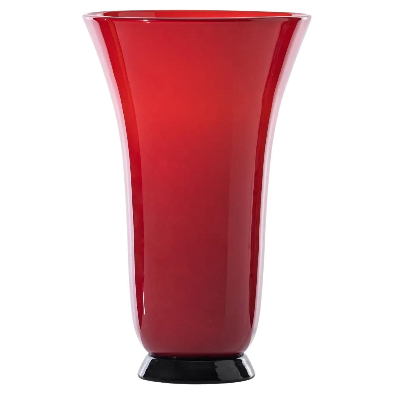 Venini Thirties 500.09 Red - Glass Vase - Damiani