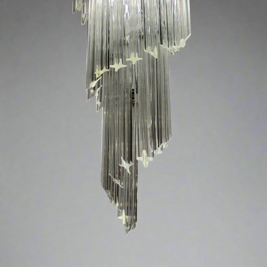 20ième siècle Lustre en verre d'art Venini, Italie, circa 1950 en vente