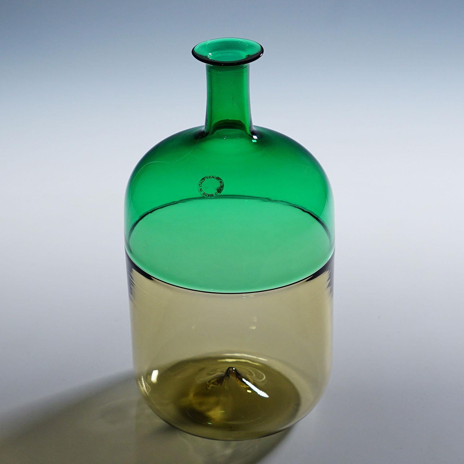 Vaso in vetro artistico 'Bolle' di Tapio Wirkkala per Venini, Murano 1966

Un vaso vintage in vetro artistico della serie 