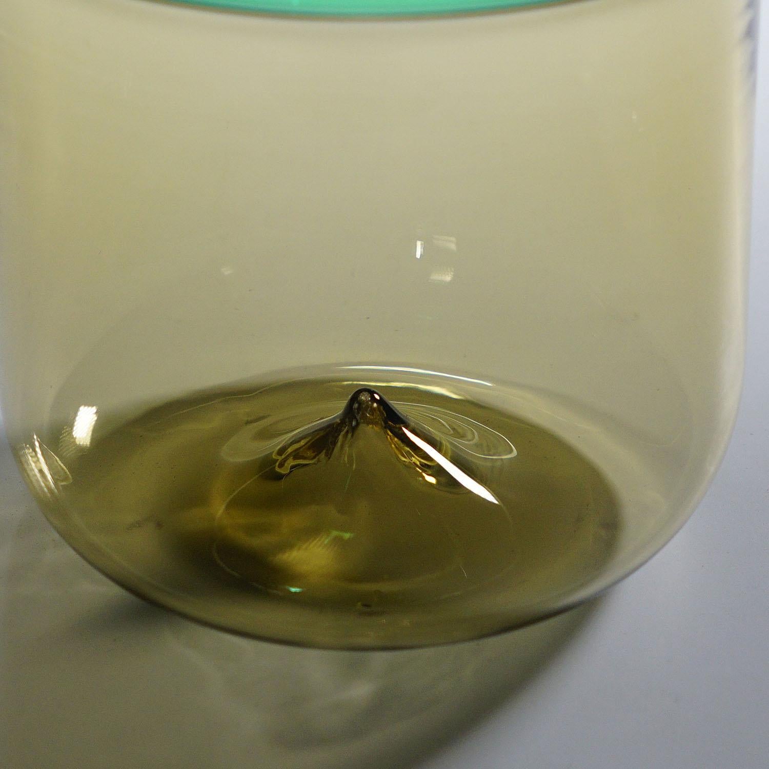 Vaso in vetro artistico 'Bolle' di Tapio Wirkkala per Venini, Murano 1966 In condizioni buone in vendita a Berghuelen, DE