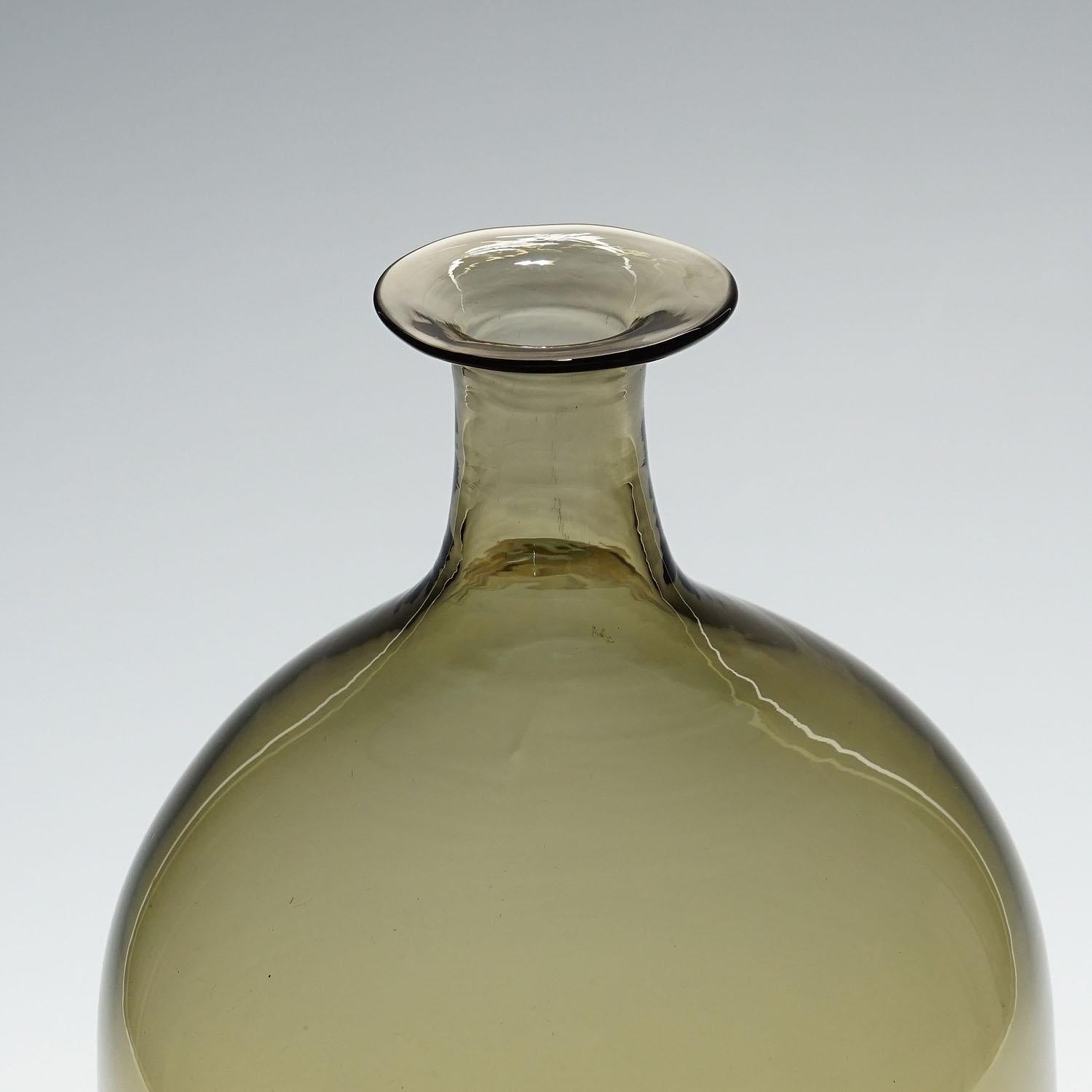 Venini Art Glass Vase 'Bolle' by Tapio Wirkkala for Venini, Murano, 1966 In Good Condition For Sale In Berghuelen, DE
