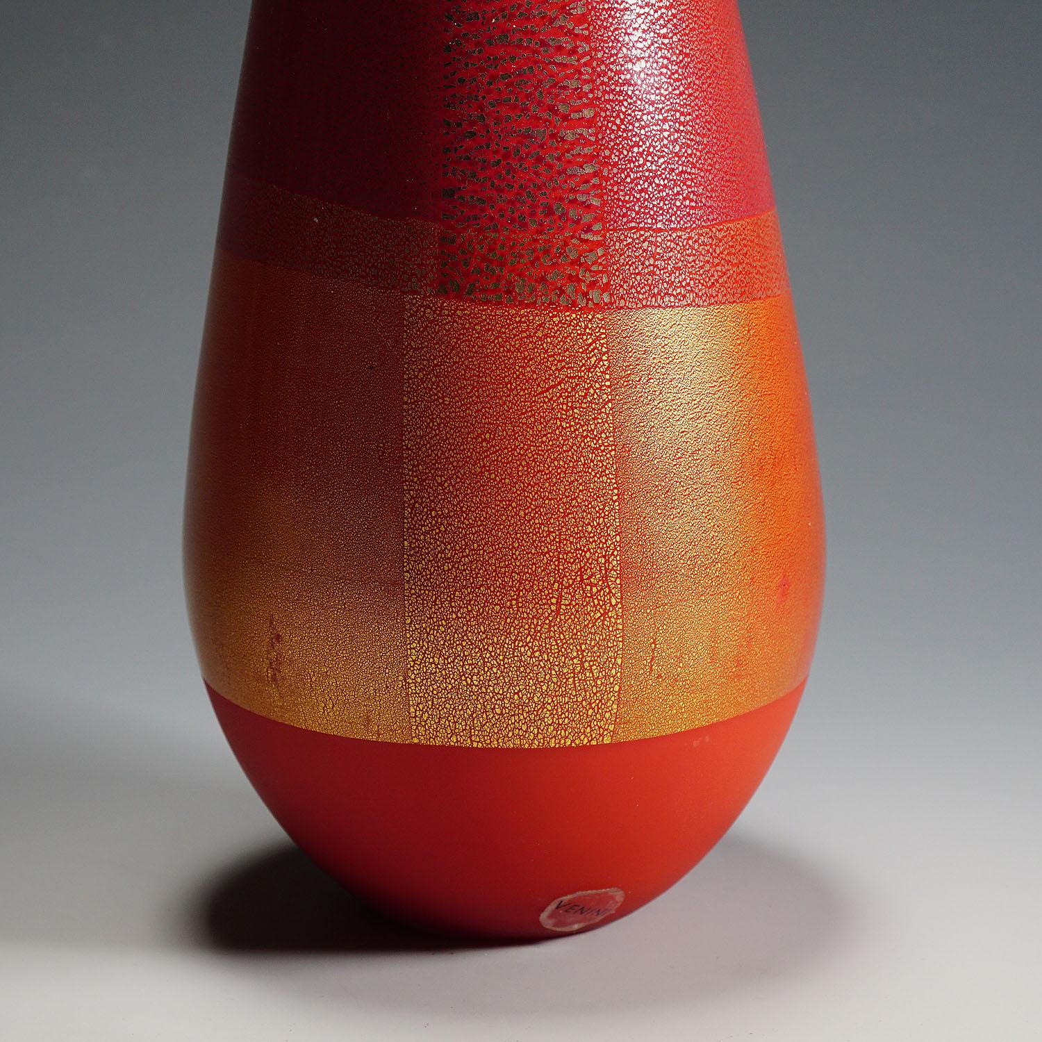 Italian Venini Art Glass Vase of the 