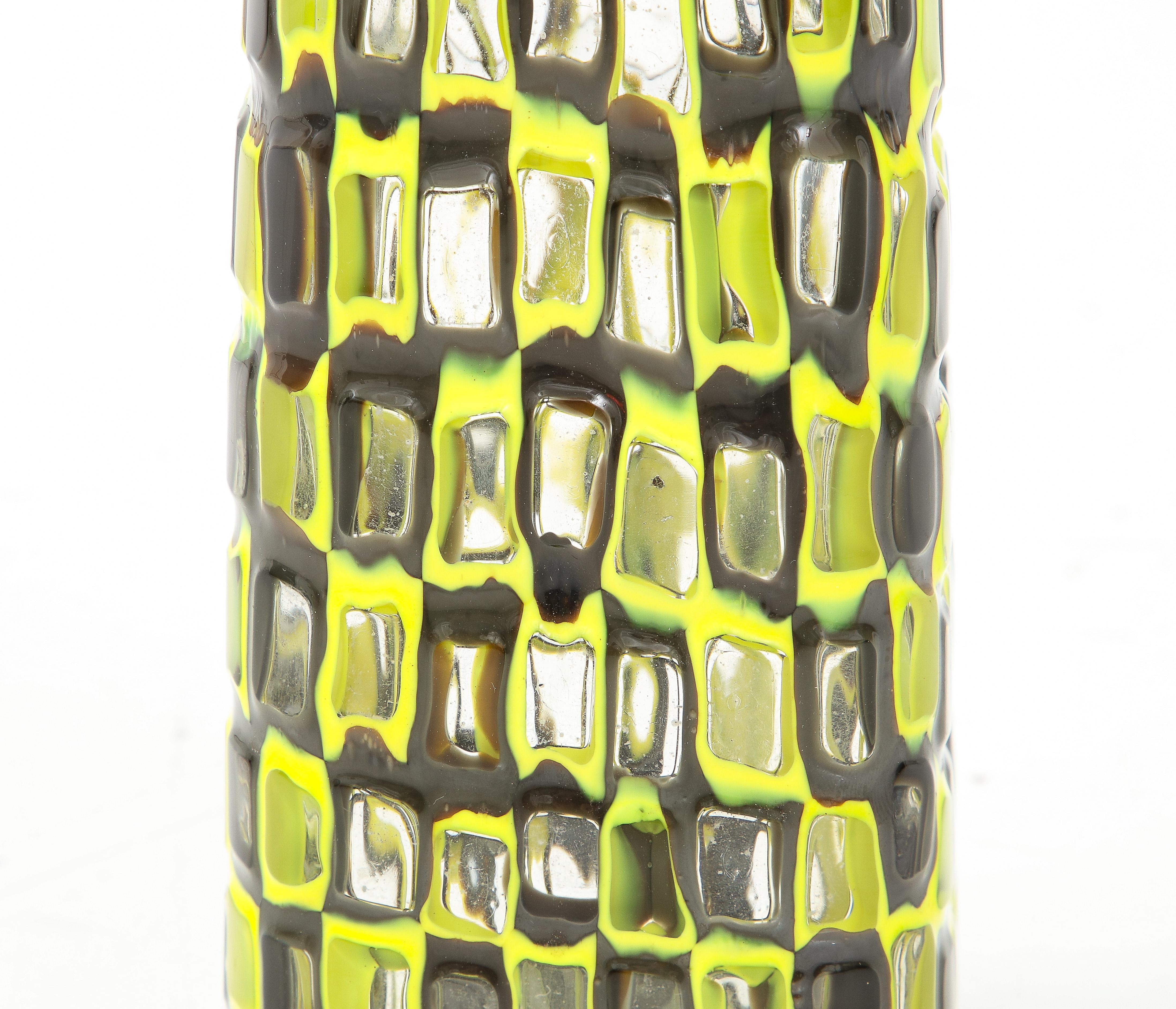 XX secolo Vaso in vetro artistico Venini, firmato in vendita