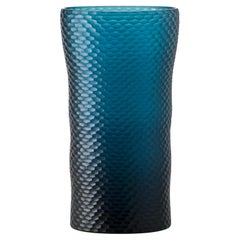 Venini Wrought Honeycomb 524.26 Orizz. Murano Glass Vase Carlo Scarpa Damiani