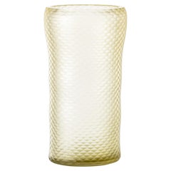 Venini Battuto a Nido d'Ape 524.26 Pg. Murano Glass Vase Carlo Scarpa - Damiani