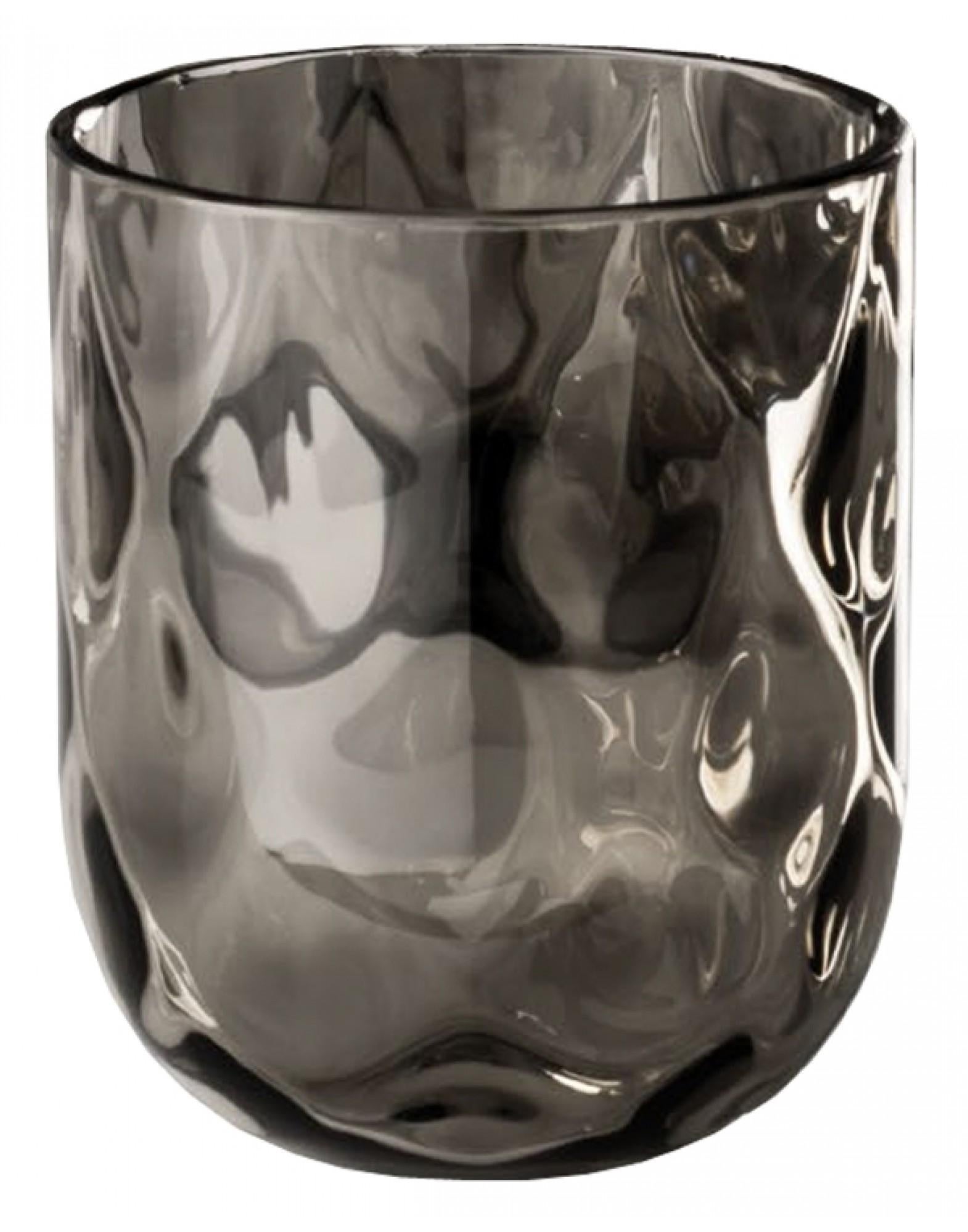 Modern Venini Bicchieri Carnevale Glass Set in Gray