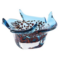 Venini Bloom 696.03 Acquamare/Corallo – Glass Centerpiece Marco Piva – Damiani