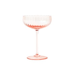 Venini Bollicine 343.25 Blush Pink – Set of 2 Champagne Glasses – Damiani