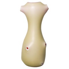 Venini by Emmanuel Babled 2004 Women Torso Tall Vase in Cased Art Glass